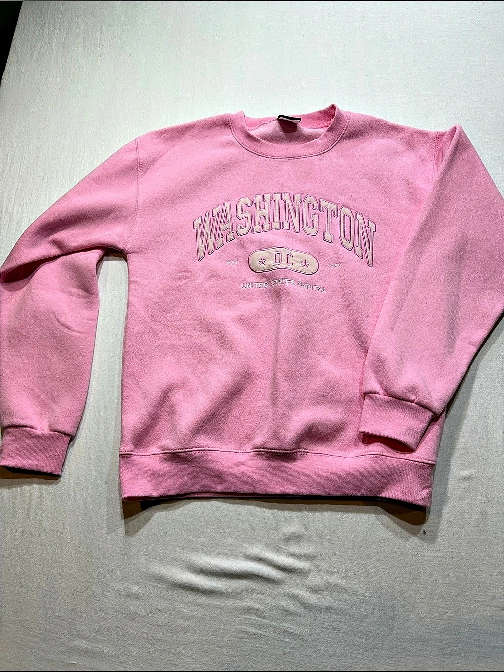 Washington DC United States Capitol sweatshirt Pink Size M
